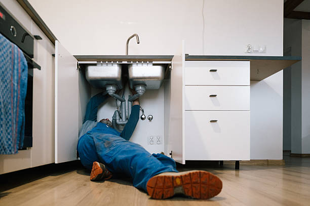 Professional Leak Detection technician working in Charlottesville, VA